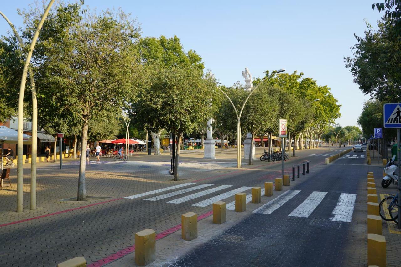 Atico Con Terraza En Alameda De Hercules Sevilla Kültér fotó